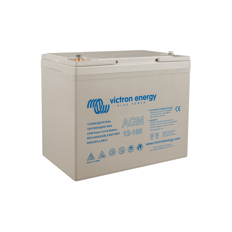 batterie - Batterie de servitude Batterie-agm-super-cycle-100ah-victron