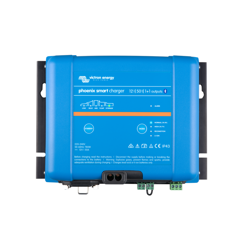 Chargeur VICTRON IP43 12/50A SMART (1+1 sorties)