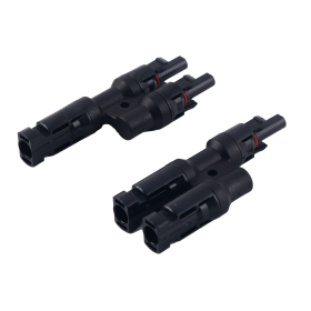 Paire de splitters connecteurs solaires rapides type T