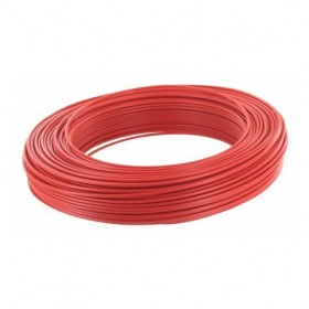 Câble souple H07V-K 4mm  ROUGE Couronne 100m