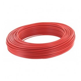 Câble souple H07V-K 4mm² ROUGE (Couronne 100m)