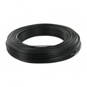 Câble souple H07V-K 4mm NOIR Couronne 100m