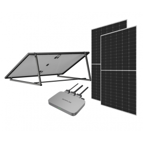 Kit complet Powerstream Ecoflow + 2 x 445W solaire +...