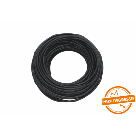 Câble souple HI FLEX 16mm NOIR 1m (Couronne 25m)