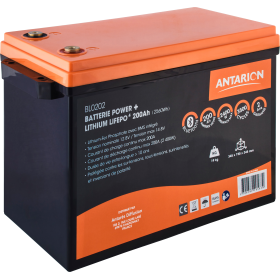 Batterie Lithium 210Ah POWER + ANTARION Bluetooth