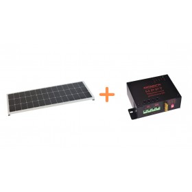 Kit monocristallin 120W avec MPPT 10A