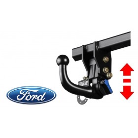 Attelage fourgon FORD TRANSIT CUSTOM boule démontable col...