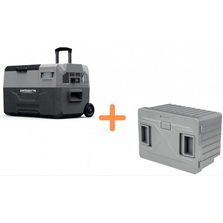 Glacière Électrique à Compression Antarion 35L - 12/24V Et 230V - Pour Camping-Car, Bateau, Voiture - Contrôle LCD