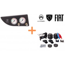 Kit suspensions pneumatiques 6'' FIAT /CITR /PEUG...