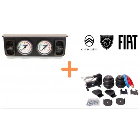 Kit suspensions pneumatiques 6'' FIAT /CITR /PEUG...