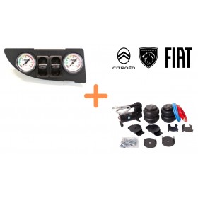 Kit suspensions pneumatiques 6'' FIAT /CITR /PEUG...