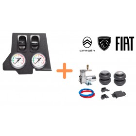 Kit suspensions pneumatiques 7'' FIAT / CITR / PEUG...