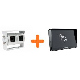 Système vidéo de recul double optique HD