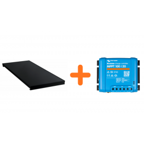 Kit all black 220W avec MPPT 20A Victron