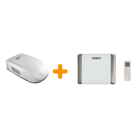 Climatiseur 2650W Blanc ANTARION AVEC INVERTER ET POMPE A...